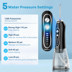 IPX7 waterproof design of H2ofloss flosser