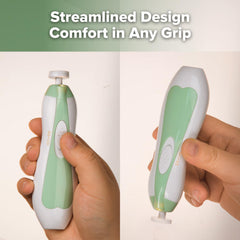 Single-button control and ergonomic grip on Haakaa baby nail tool