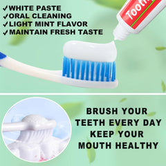 Mini toothpaste 0.176 oz tube for single use