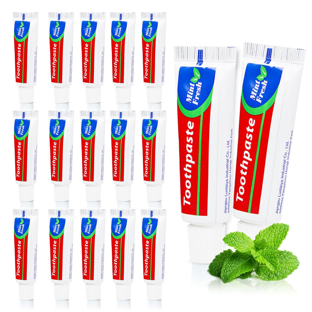Bulk toothpaste 50 tubes packaging