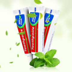 Donations of toothpaste for charity and shelters