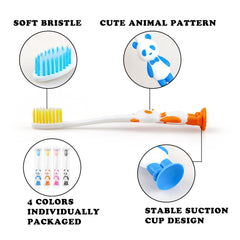 Bulk multi-pack set of HAIFOTRVA toddler toothbrushes