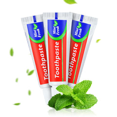 Hospitality bulk toothpaste packaging for hotel rooms