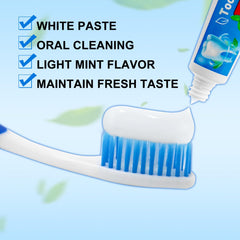 Portable hotel toothpaste set for guests and travel
