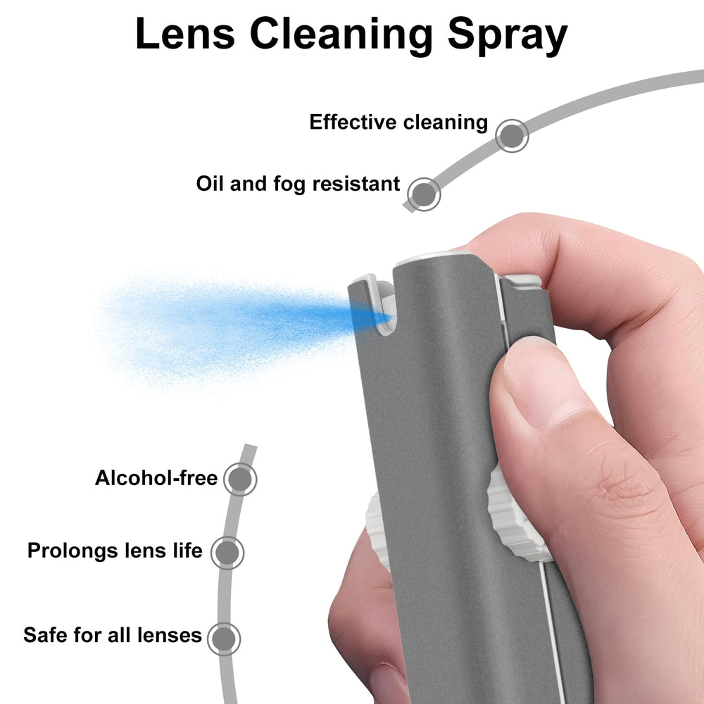 Compact and portable glasses cleaning kit ideal for travel
