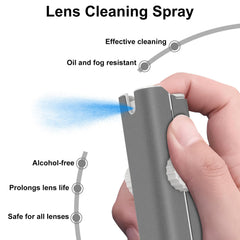 Compact and portable glasses cleaning kit ideal for travel