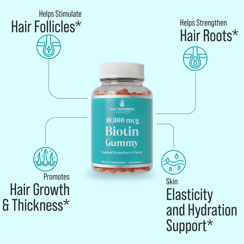 Biotin gummies for hair growth made in the USA
