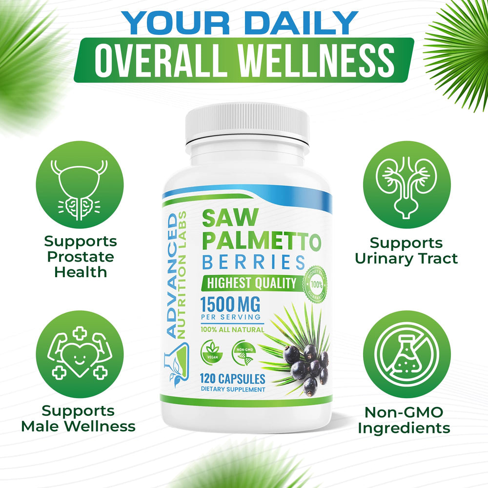 Hair growth and vitality with Saw Palmetto capsules