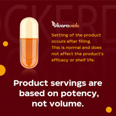 Hair regrowth capsules on a table