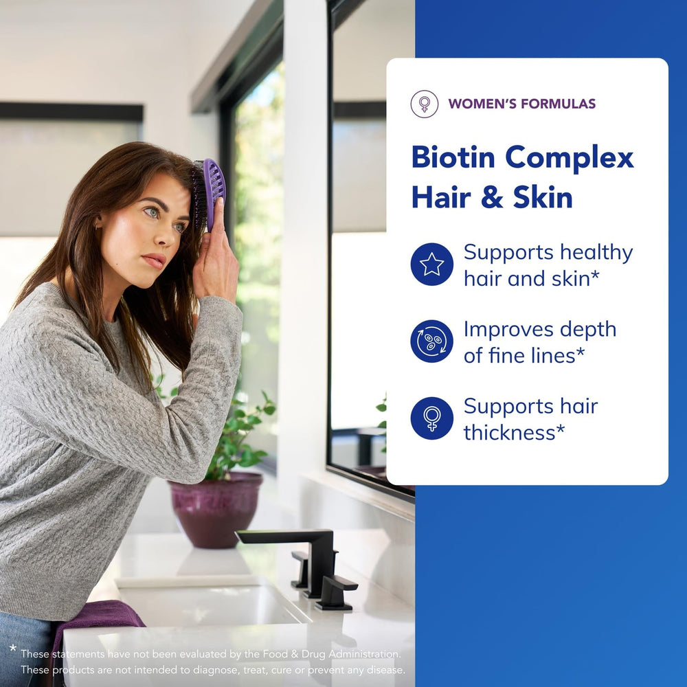 Illustration of hair and skin health