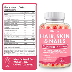 Lifestyle shot of a man and a woman taking Hair Skin and Nails Gummies
