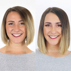 Healthy hair growth concept with hair strands
