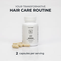 Close-up of Biotin 2500mcg on the label