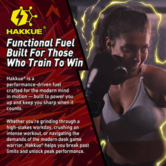 Athlete using Hakkue Energy Focus Gummies during workout