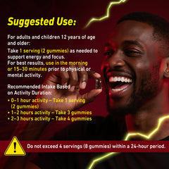 Hakkue Energy Focus Gummies coffee flavor image