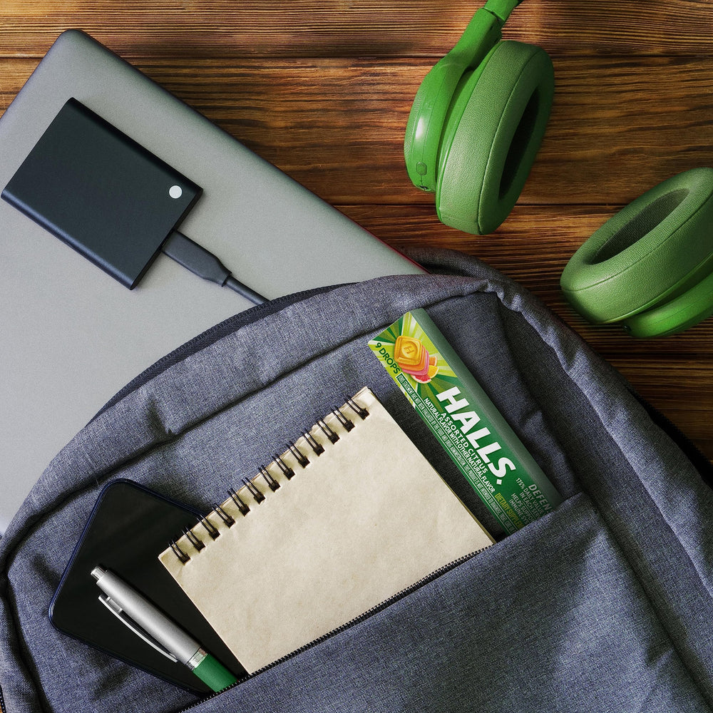 Illustration showing 158 mg vitamin C per two drops