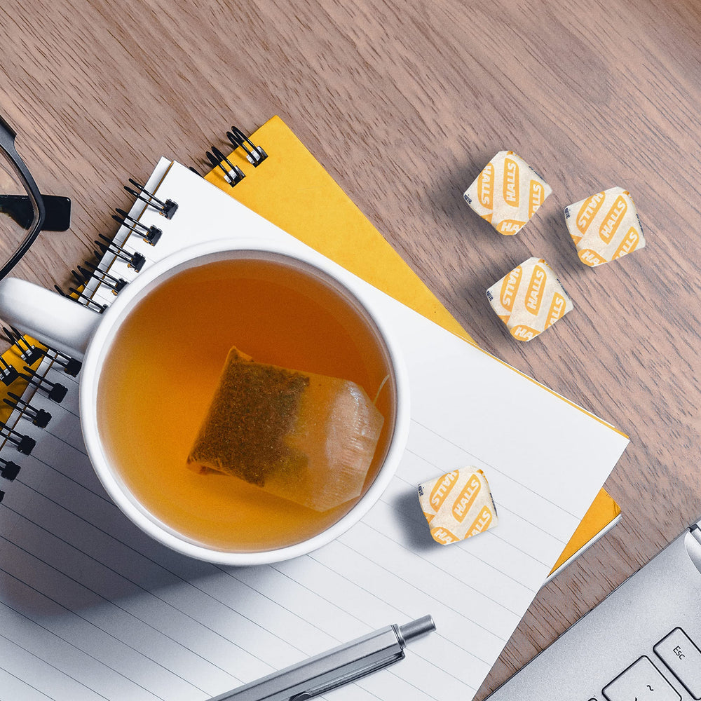 Pink grapefruit flavor vitamin C drop in a stick