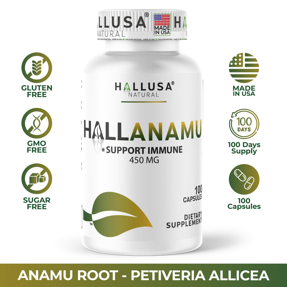 Made in USA Hallusa Natural packaging emphasis