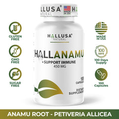 Made in USA Hallusa Natural packaging emphasis