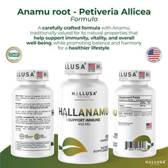 Lifestyle shot of daily Anamu supplement routine