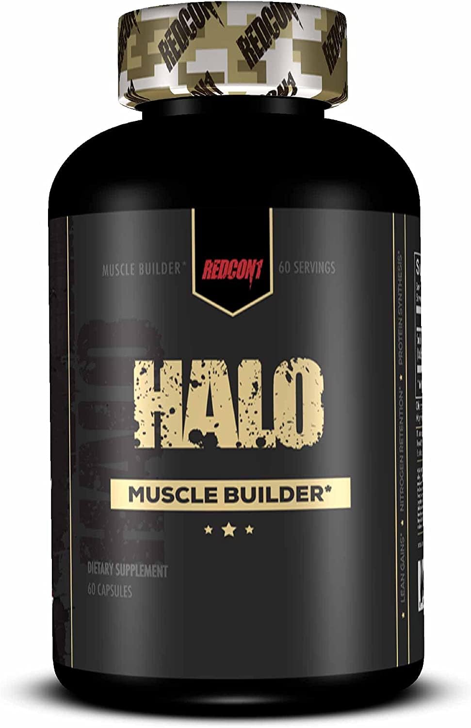 REDCON1 Halo Muscle Builder bottle front view