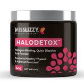Miss Lizzy HaloDetox bottle – 4oz pink unrefined salt powder