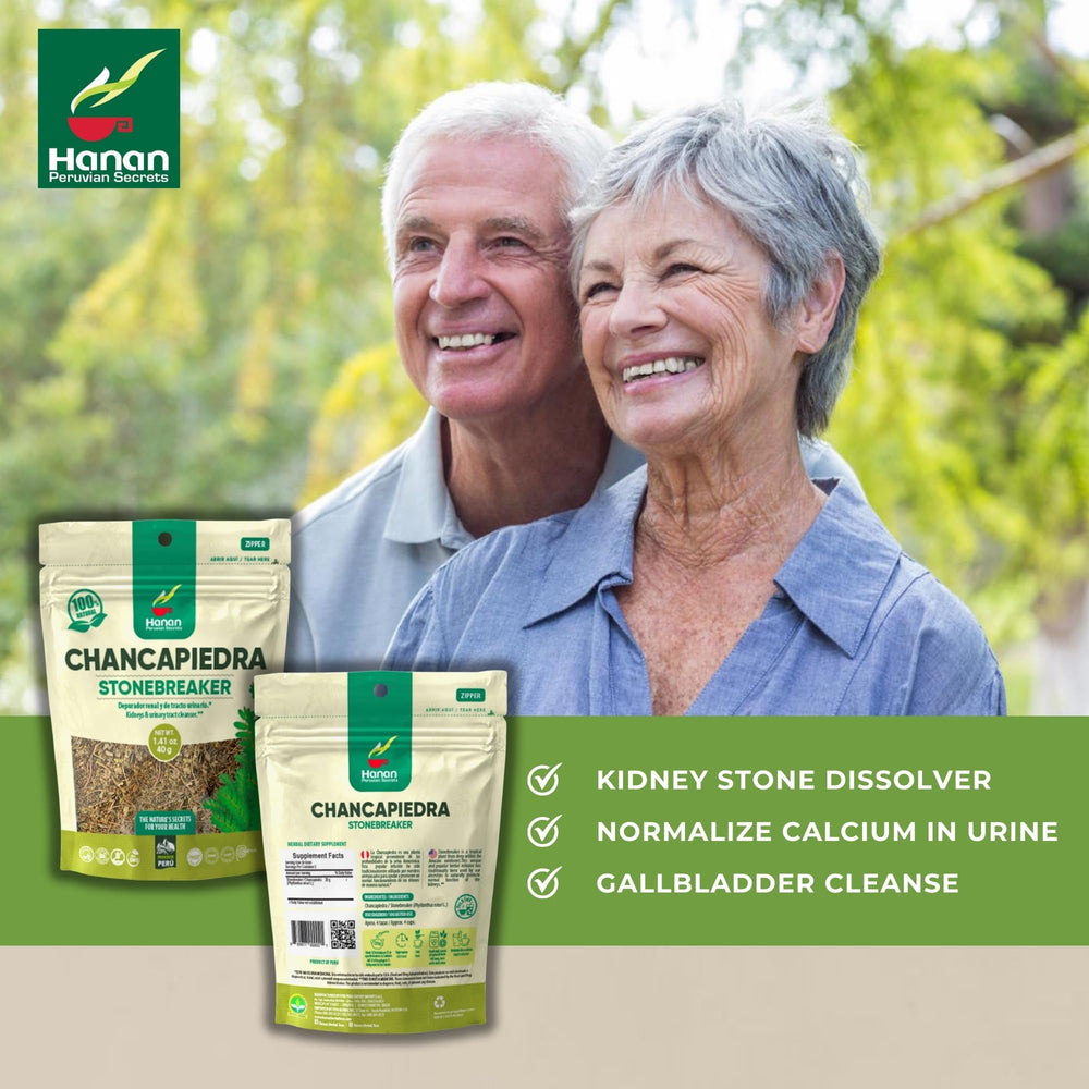 Close-up of Chanca Piedra dried leaves