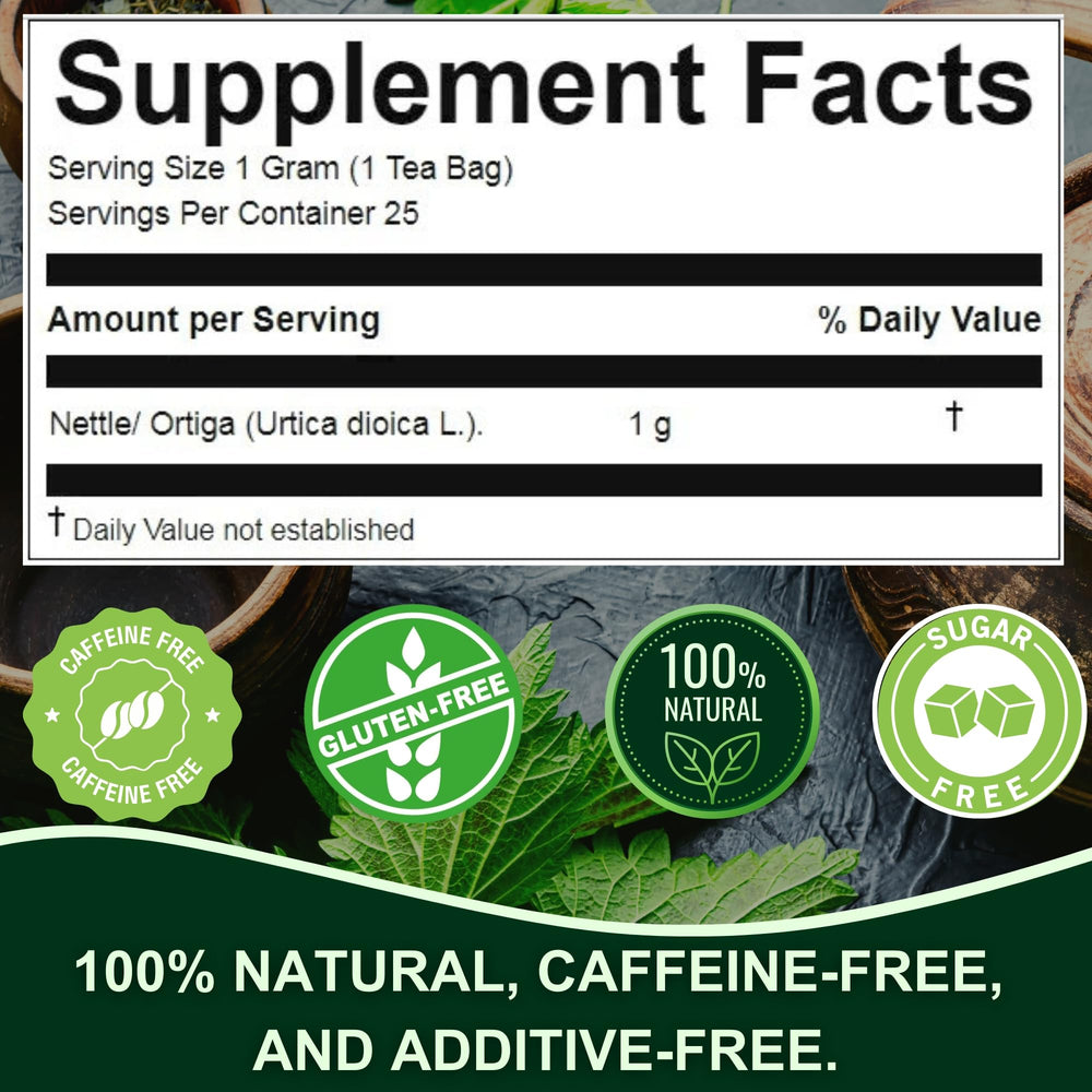 Wild nettle leaves from Peru used in Hanan Nettle Tea