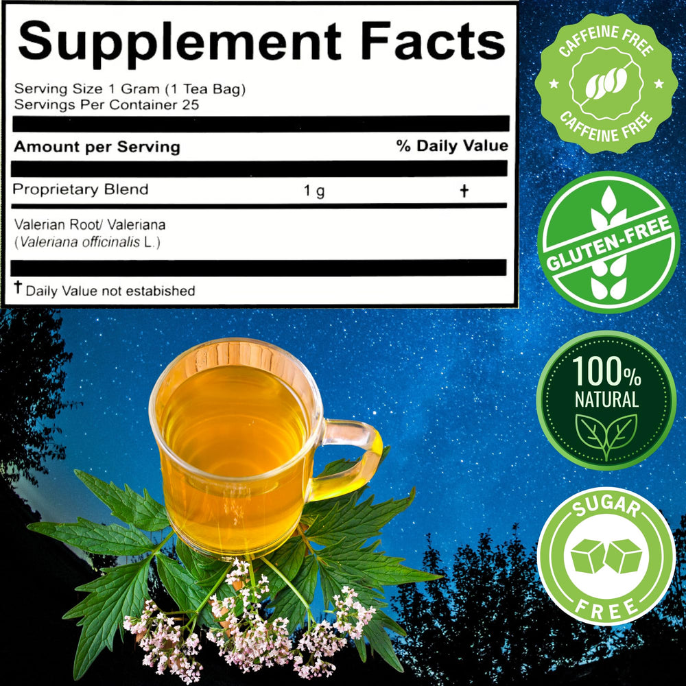 Eco-friendly packaging for Hanan Valerian Root Tea