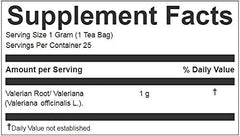 Brewing instructions for Valeriana herbal tea