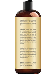 Peppermint essential oil with coconut oil for oral care