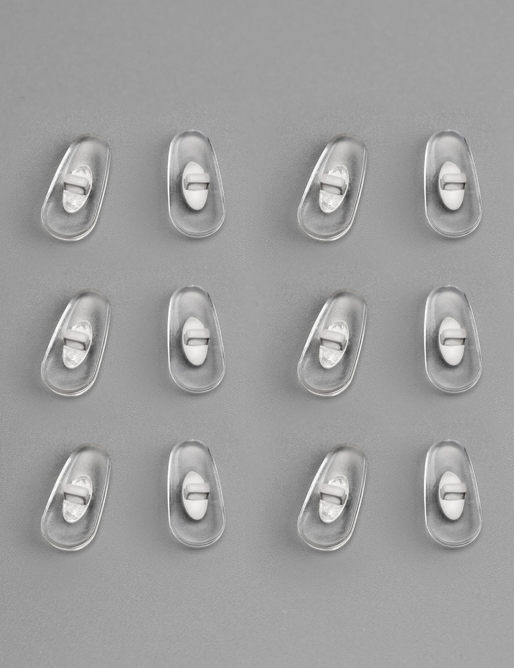 Close-up of replaceable silicone nose pads