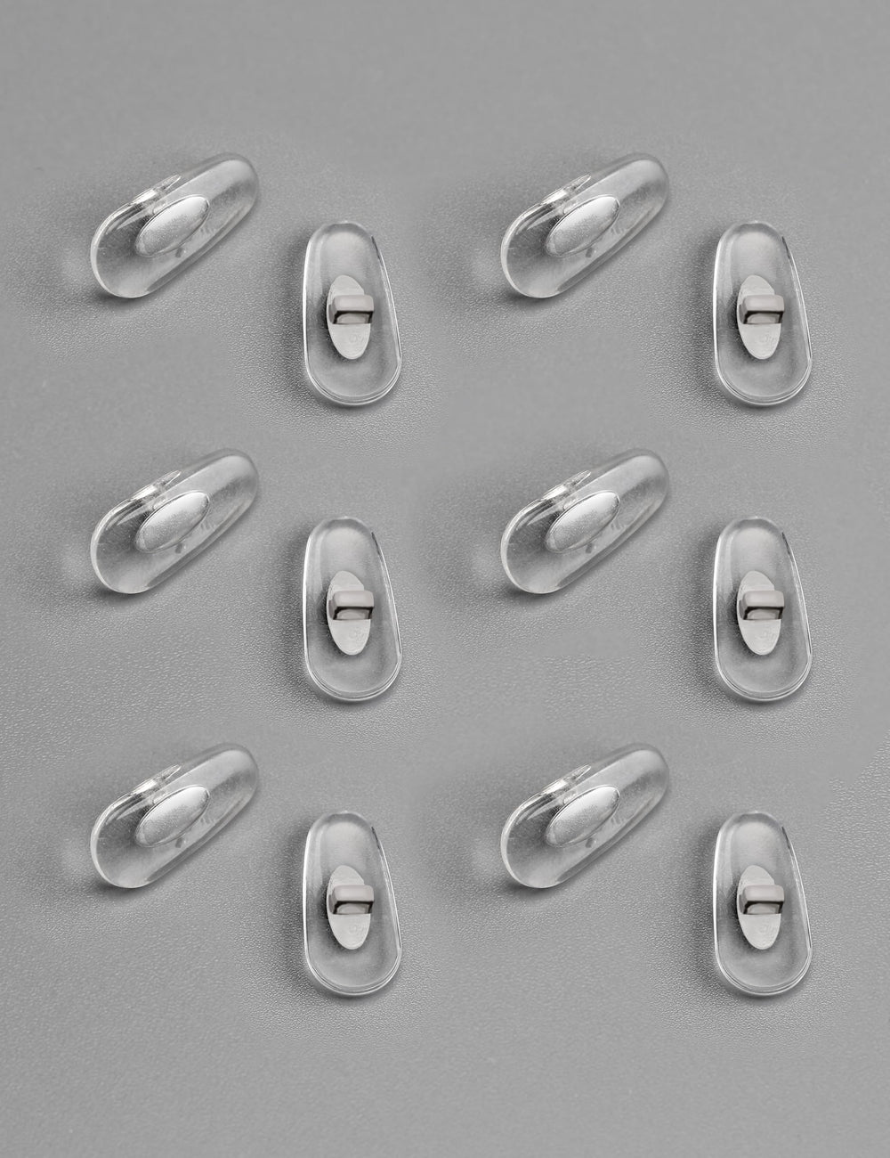 Nose pad compatible with metal and plastic frames