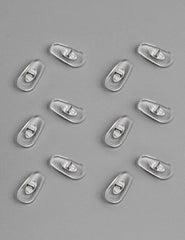 6-pack nose pad replacement kit in clear finish