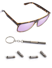 Handwith repair kit with replacement screws and screwdriver for Ray-Ban RB4147 RB4190 RB4175