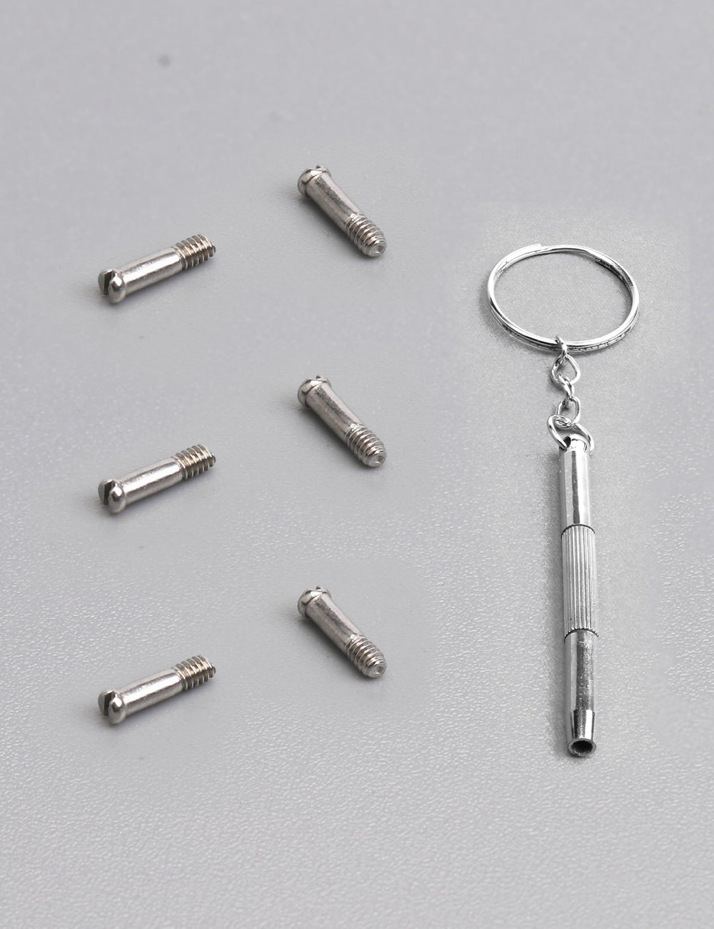 Close-up of Handwith precision screwdriver tip for eyewear repair