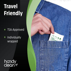 Travel-friendly packaging suitable for purse or pocket