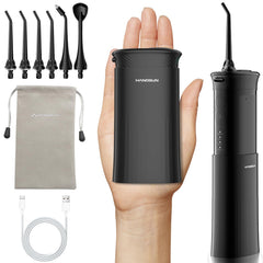 HANGSUN Water Flosser portable cordless design in black