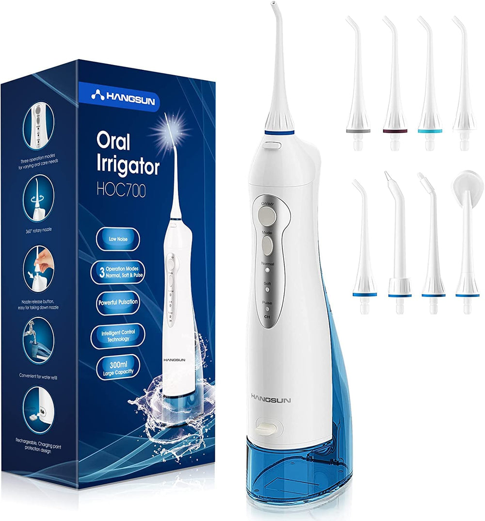Hangsun cordless white water flosser with 300ml tank