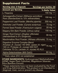 Vegan and gluten-free certification on Happitum label