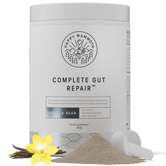 Happy Mammoth Complete Gut Repair bottle front for daily gut support.