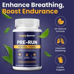 Happy Runner Pre-Run oxygen-flow visual points to potential boosts in oxygen delivery