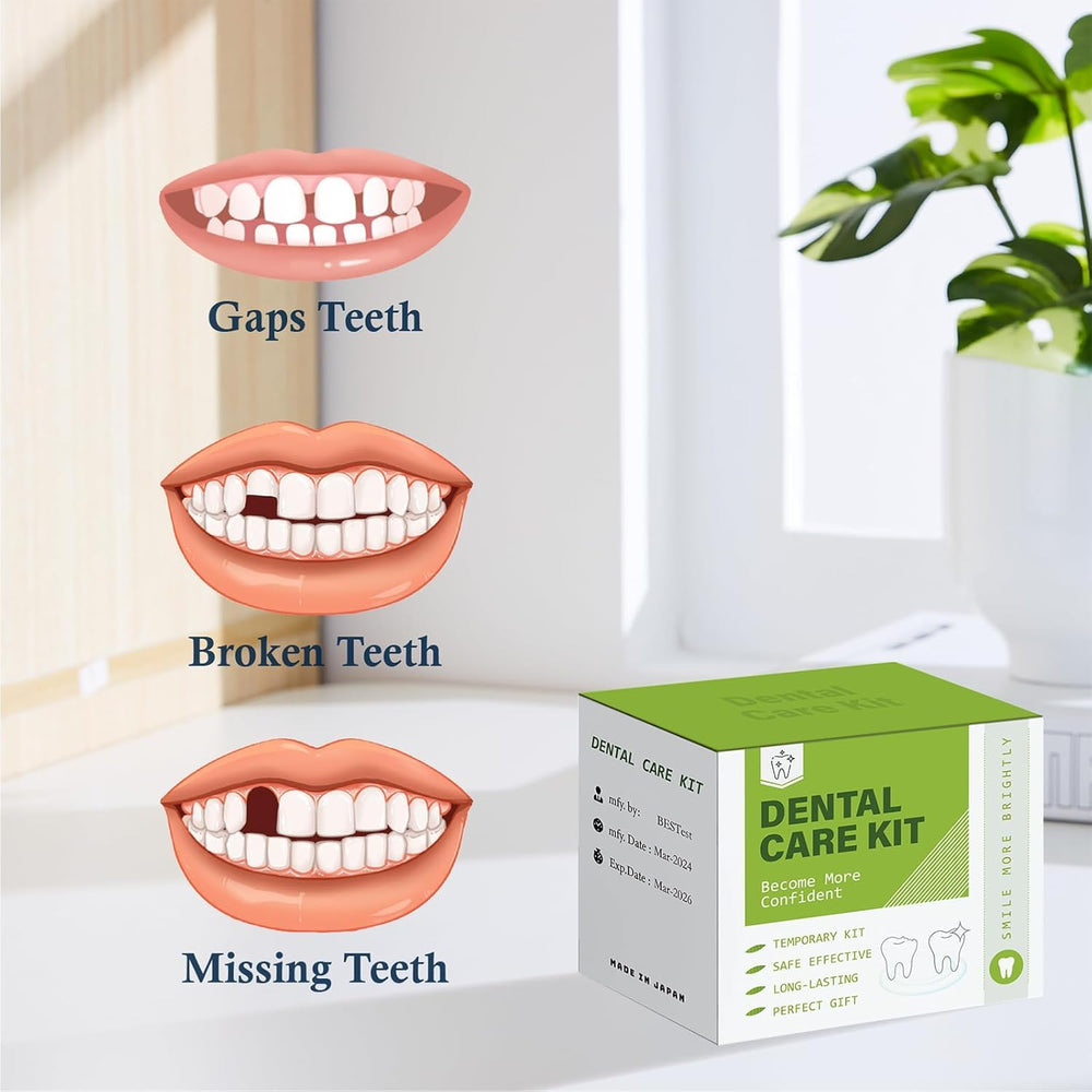 Smile restored with natural-looking temporary repair