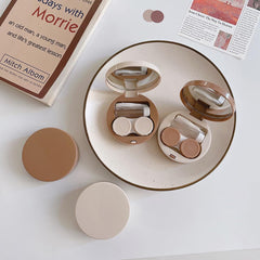 All-in-one cleaning and storage kit for contact lenses