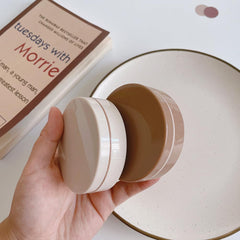 Lens case with solution bottle included