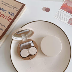 Close-up of white and khaki color contrast