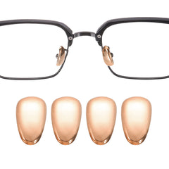 Close-up of Harfington 2 pairs PVC rose gold nose pads