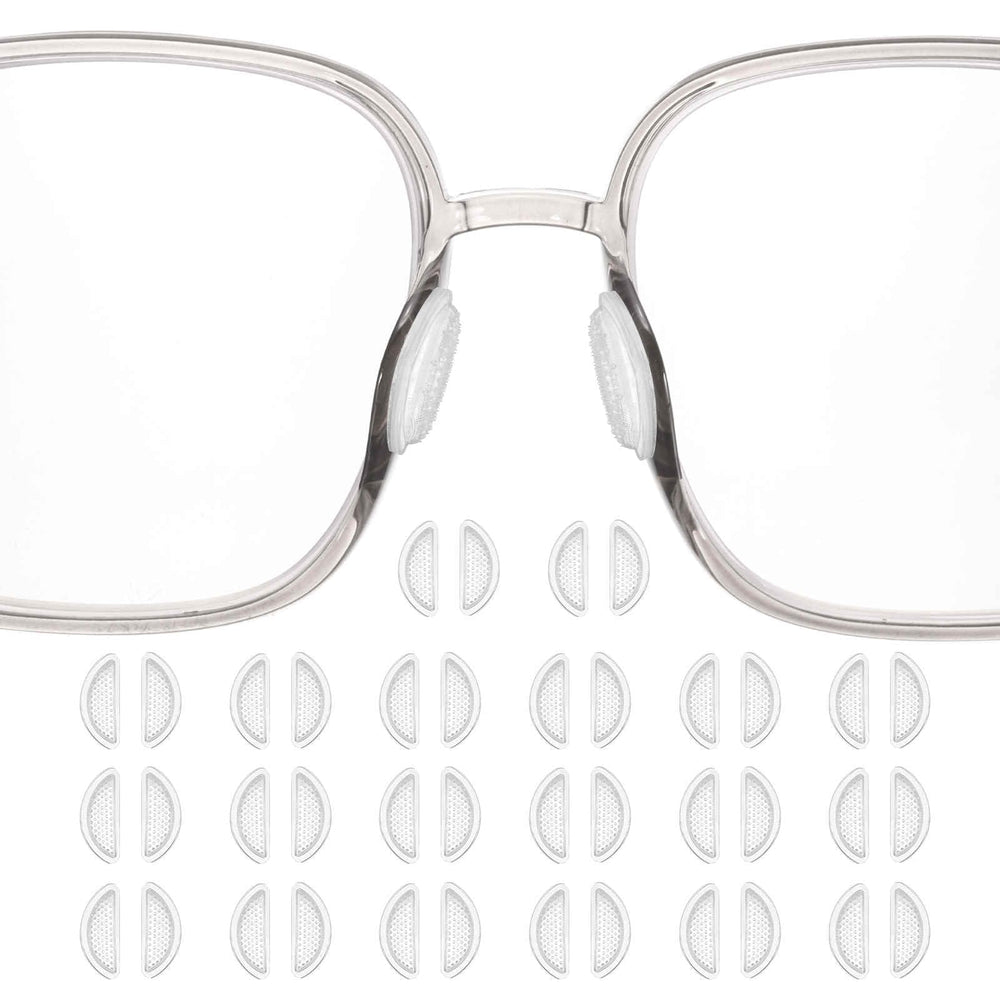Close-up of HARFINGTON 3.5mm silicone nose pad (granular D-shaped)