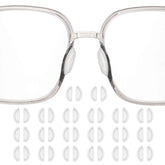 Close-up of HARFINGTON 3.5mm silicone nose pad (granular D-shaped)