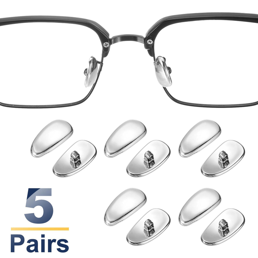 Pack of 5 nose pad pairs for glasses